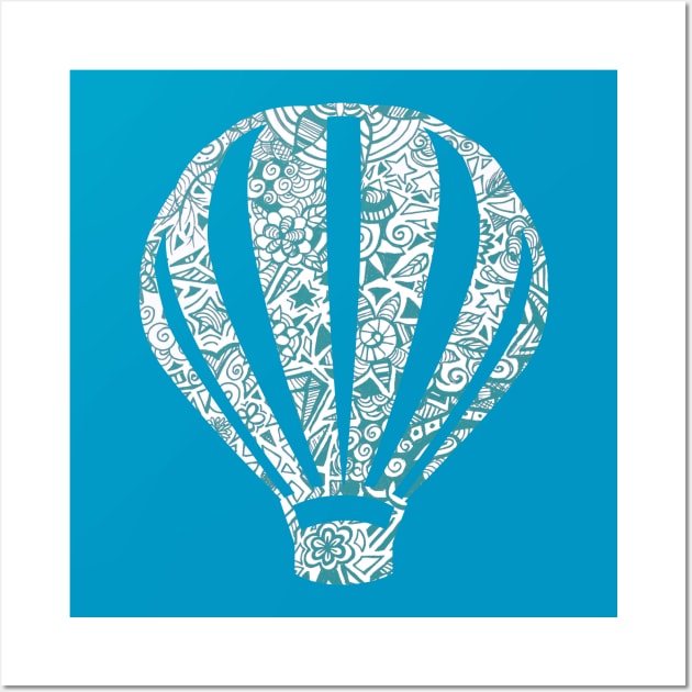 Hot Air Balloon Wall Art by Lauramazing